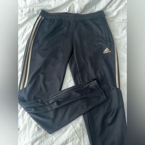 Adidas Joggers with gold trim